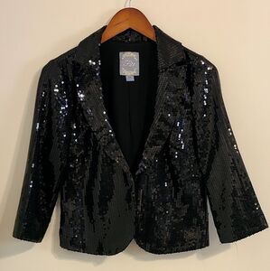 Forever 21 Black Sequin Blazer